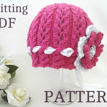Pattern Knitted Baby Hat Baby Beanie