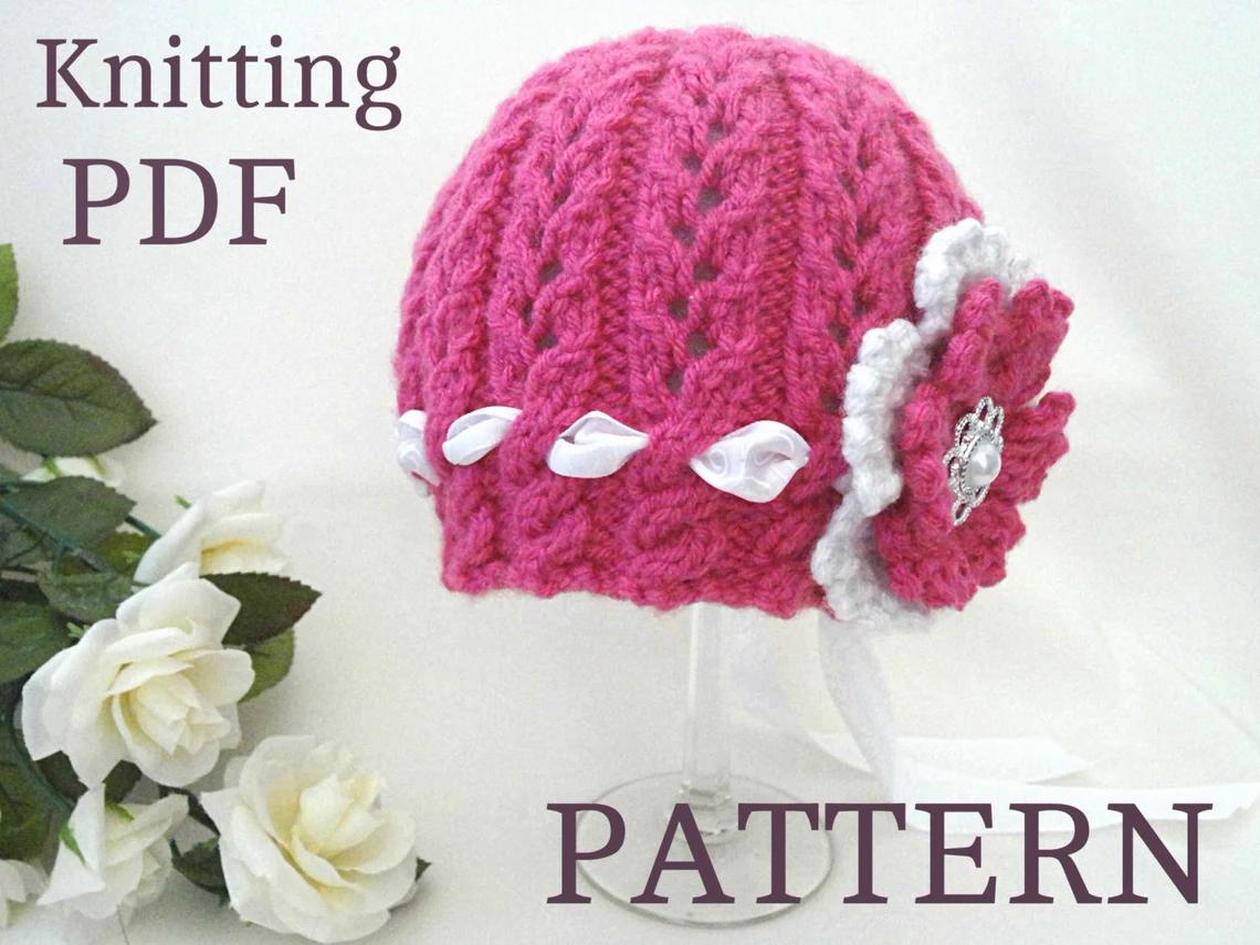 Pattern Knitted Baby Hat Baby Beanie