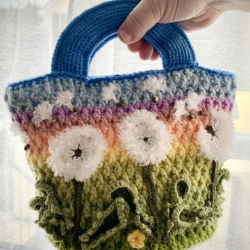 Fairy Garden Crochet Handbag