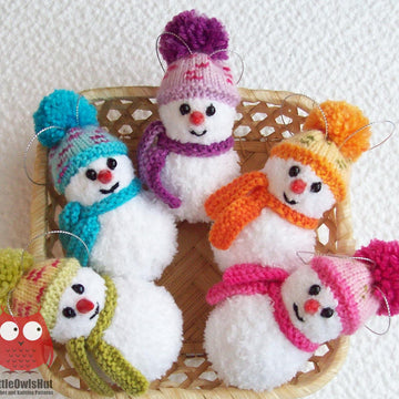 162 Snowman with 3 hats