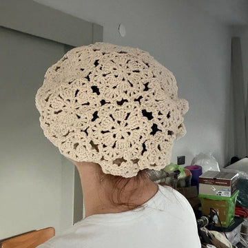 Floral Lace Beret
