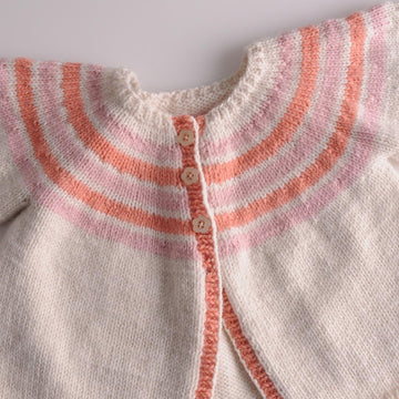 Stripe Yoke Cardigan