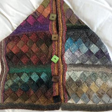 Entrelac wrap