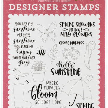 Echo Park Paper Echo Park Stamps - Spring Showers, I Love Spring