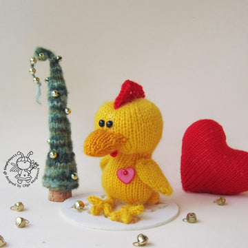 Chick with heart
