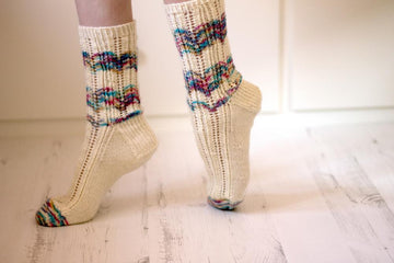 Lacy Leftover Socks