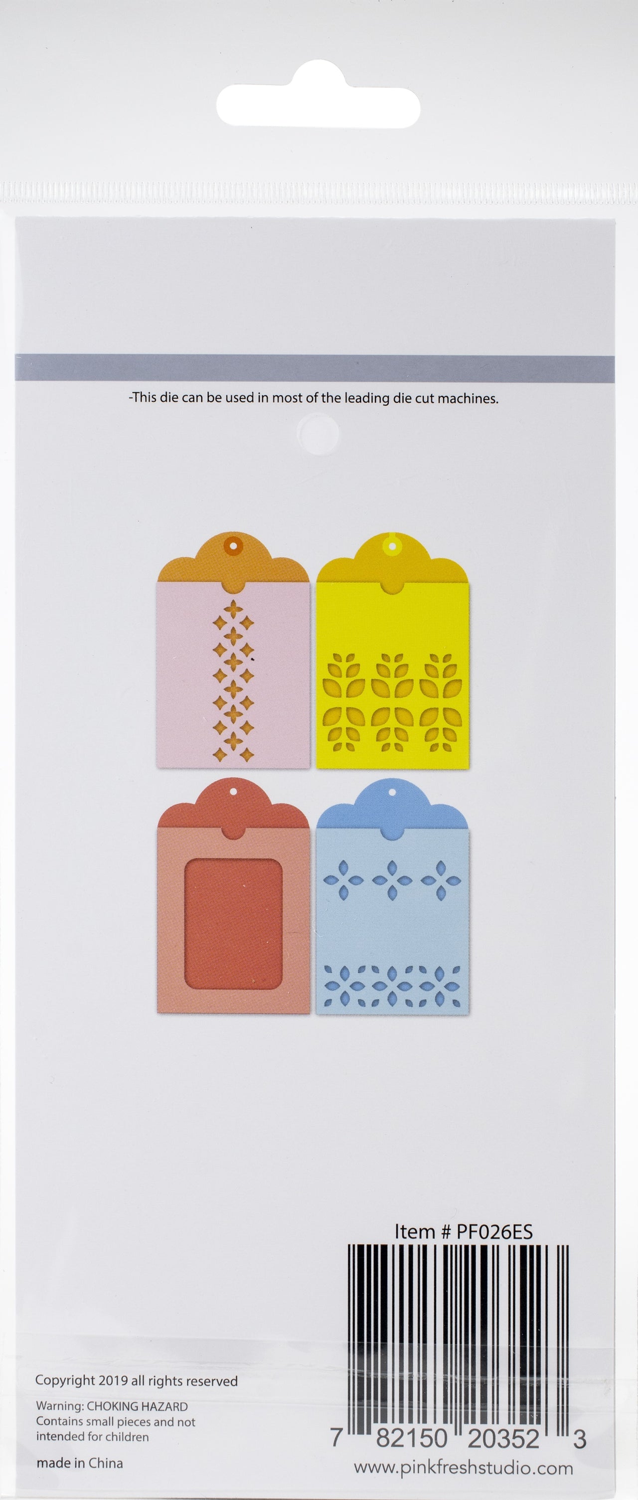 Pinkfresh Studio Essentials Die Set - Fillable Tag W/Pocket