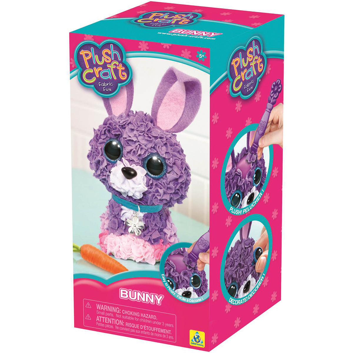 Orb Factory PlushCraft Fabric Fun 3D Kit - Bunny