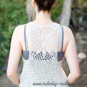 Sun Struck Boho Vest ~ Crochet Version