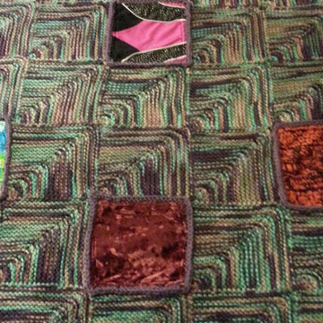 Mitered Square Memory Blanket