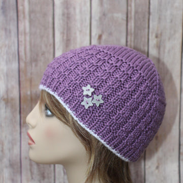 Knitting pattern ladies hat pattern #478