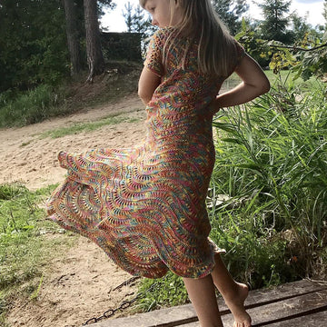 Rainbow Dress For Little Miss