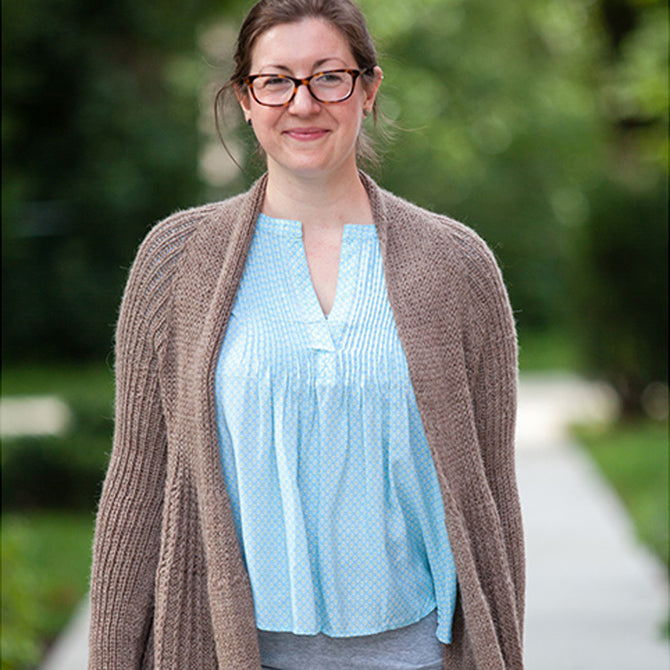 737 Rays Cardigan - Knitting Pattern for Women in Valley Yarns Sunderland