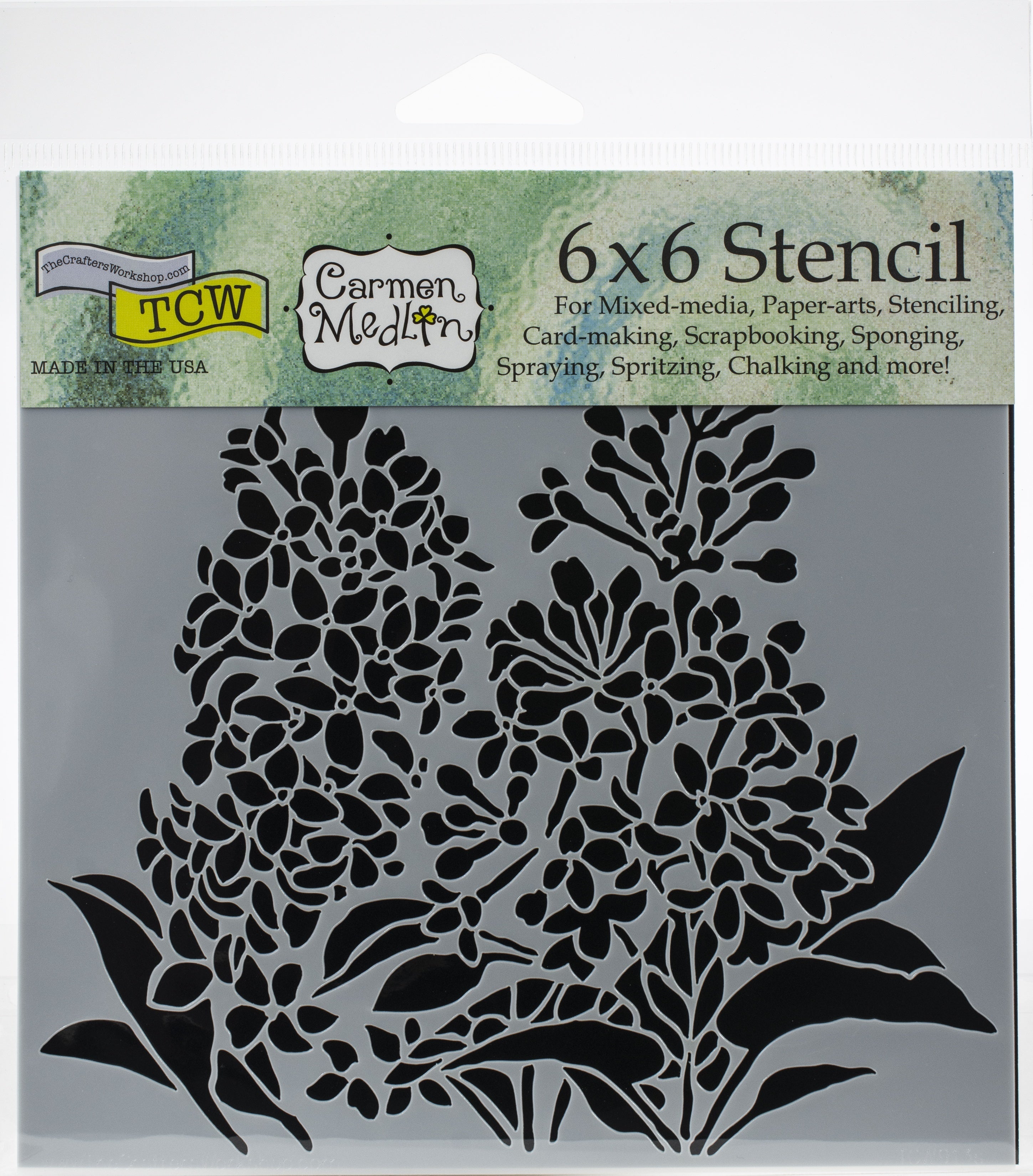 The Crafter's Workshop Crafter's Workshop Template 6"X6" - Lilacs