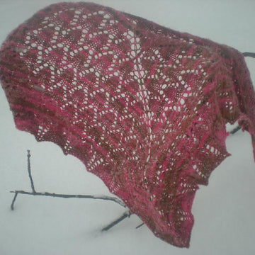 Fuchsia Bloom Shawlette