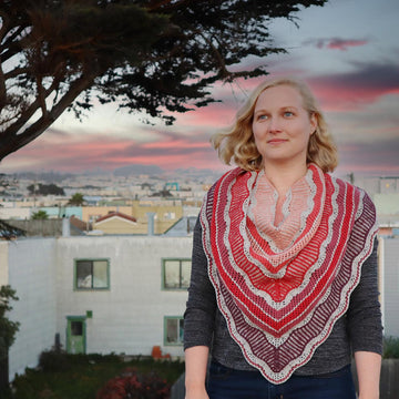 Late Sunset Shawl
