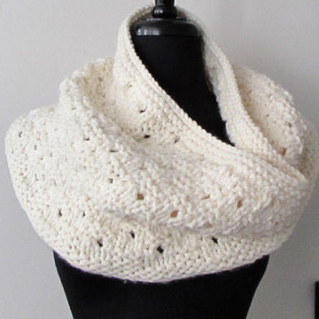 Checkered Dots Chunky Cowl