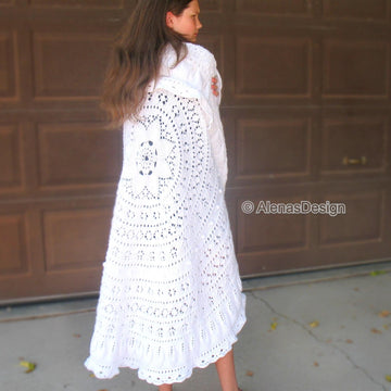Floral Lace Afghan