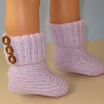 Easy Baby 3 Button Rib Top Booties