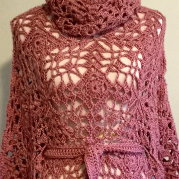 Convertible Lace Poncho Cape