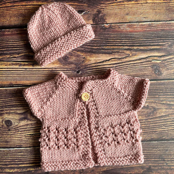 The Lacey Top Down Chunky Baby Jacket