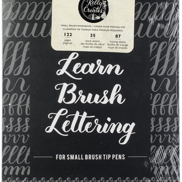 American Crafts Kelly Creates Small Brush Workbook 8.5"X12.3" 122/Pkg - 304523