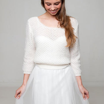Lace sweater