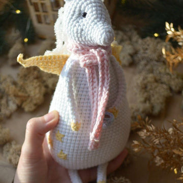 Unicorn with coffee amigurumi