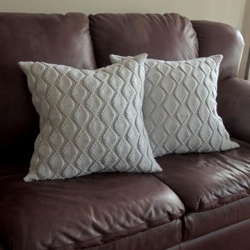 Raised Diamonds Cushion Cover