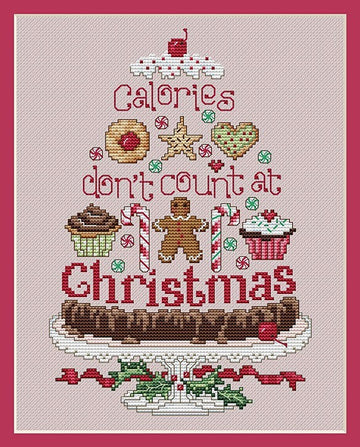 Sue Hillis Designs Christmas Calories - L434 - Leaflet