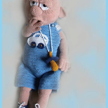Baby-Boy amigurumi doll