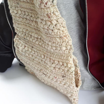 Cozy Cool Beans Loop Scarf with Hand-Muff