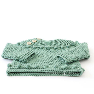 Size 3-6 months – Prehistoric Sweater/Bodice