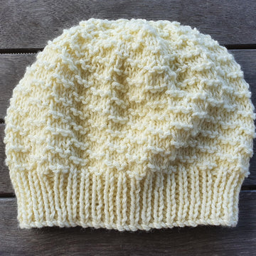 Victory - 12ply textured stitch beanie, sizes 2 years to Man