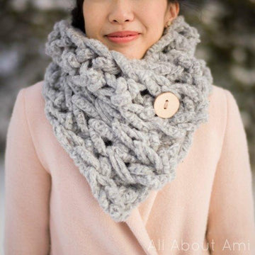 Jumbo Alpaca Crochet Scarf