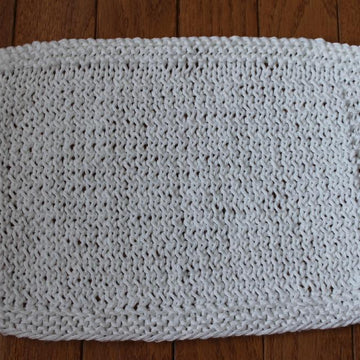 Twisted Stockinette Stitch Dishcloth