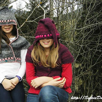 Bertille hooded bolero