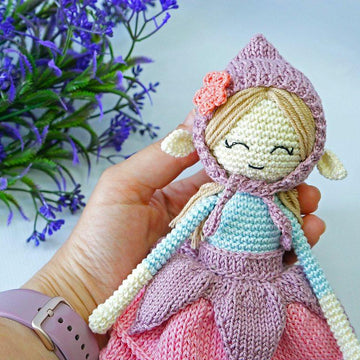 Crochet flower elf