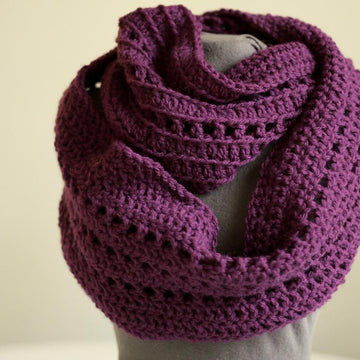 Riding the Rails Ribbed Infinity Scarf