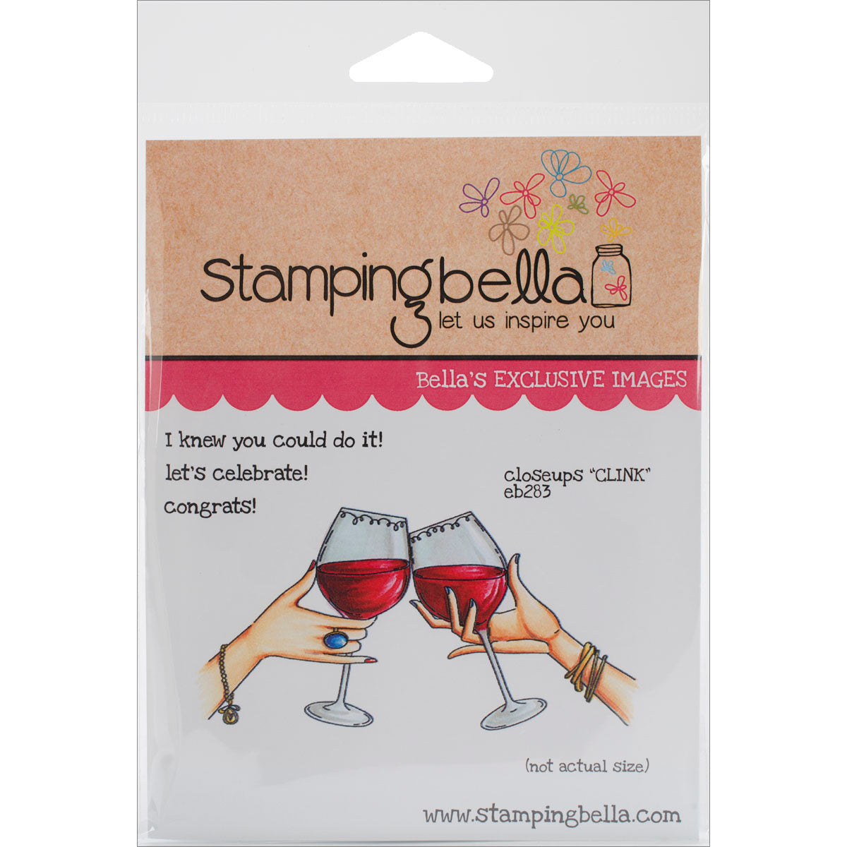 Stamping Bella Cling Stamps - Closeups "Clink"