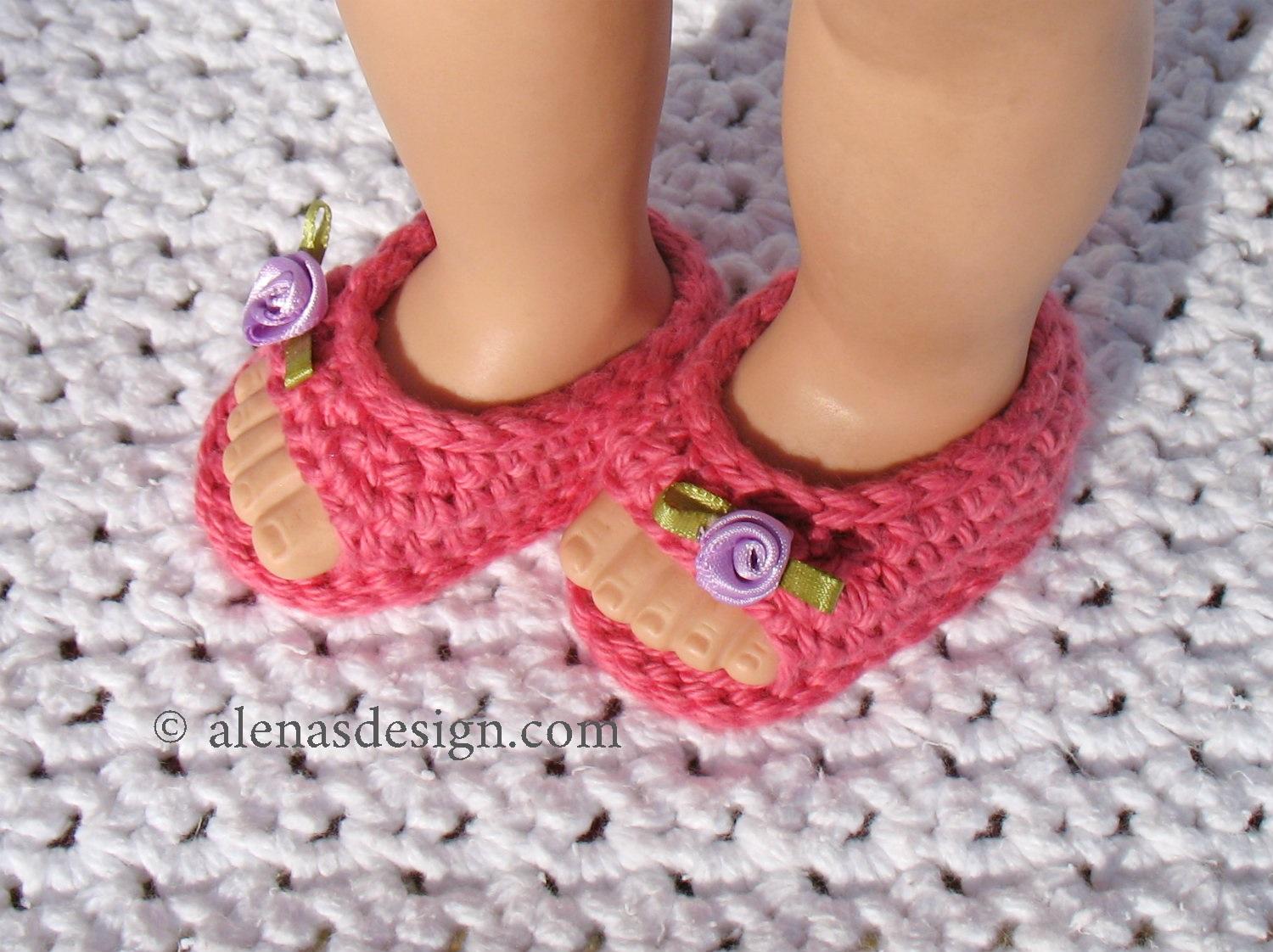 Open-Toed Doll Shoes