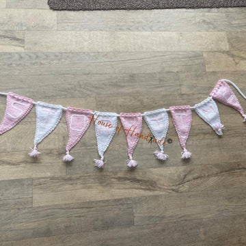 Personalised Interchangeable Bunting Knitting Pattern