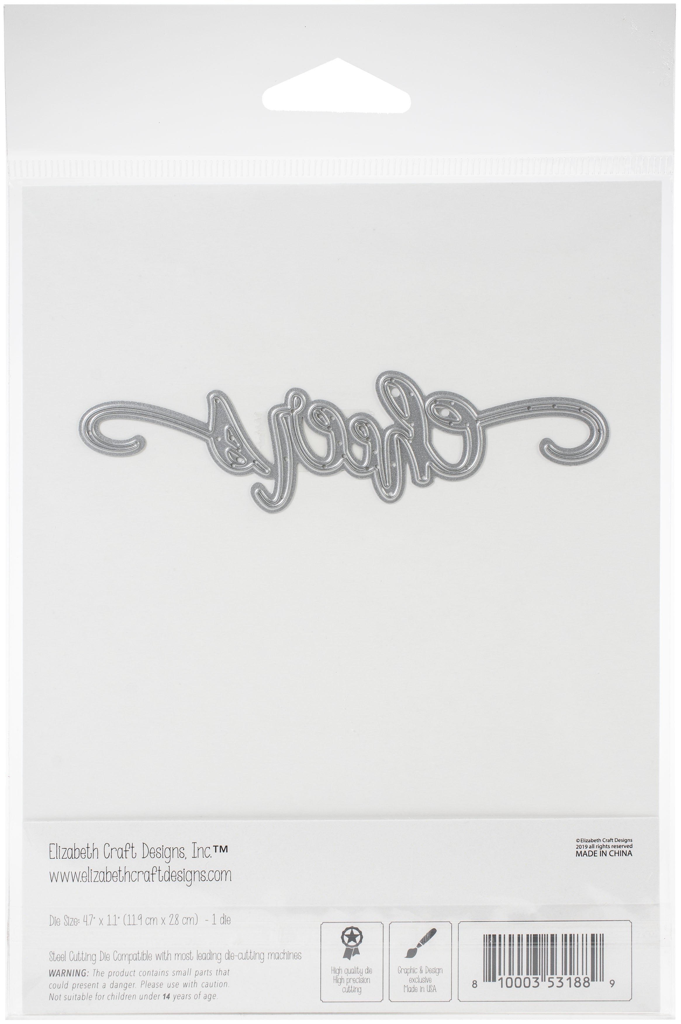 Elizabeth Craft Designs Elizabeth Craft Metal Die - Cheers