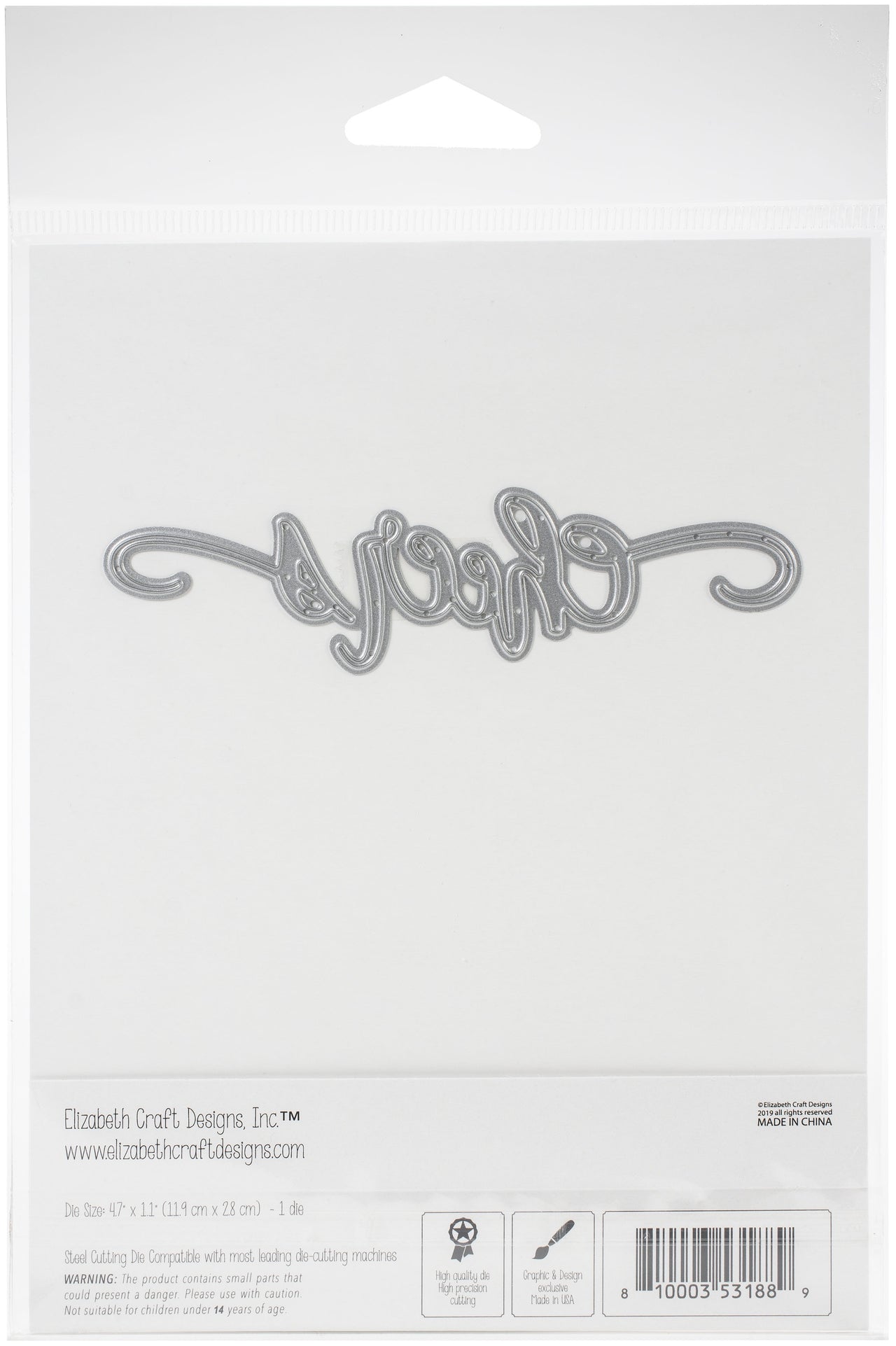 Elizabeth Craft Designs Elizabeth Craft Metal Die - Cheers