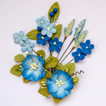 49 And Market Wildflowers 8/Pkg - Cobalt