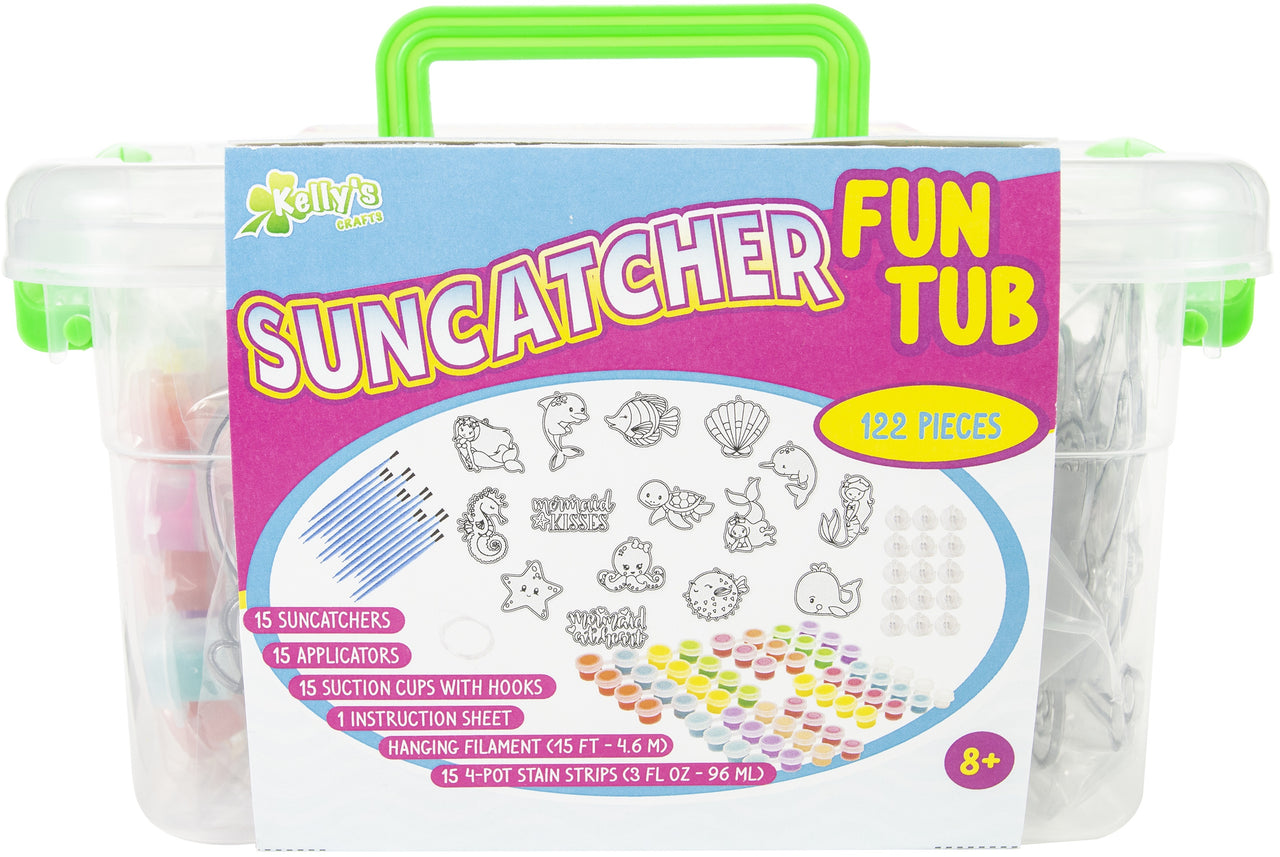 New Image Group Kelly's Crafts Suncatcher Fun Tub - Mermaid Adventures