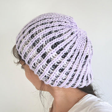 Two Color Fisherman's Rib Beanie