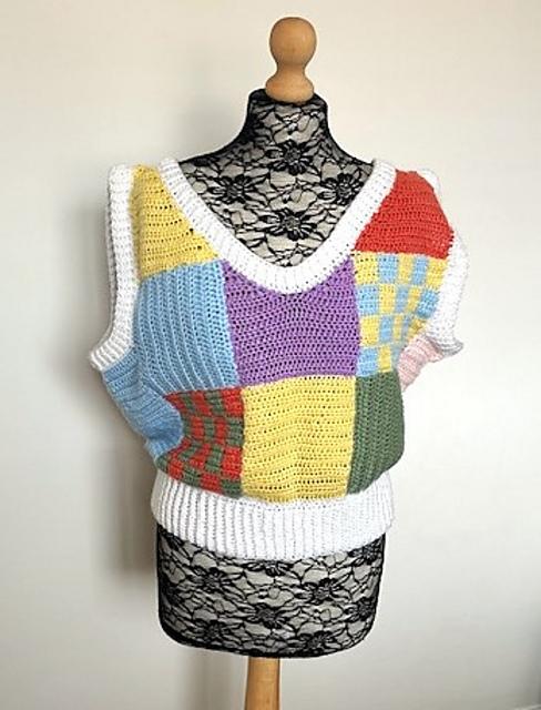 Slouchy Vest Crochet Pattern