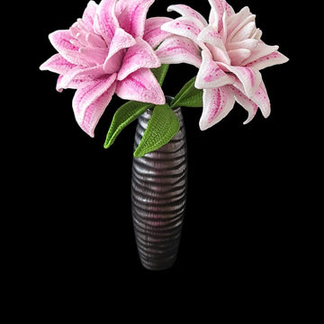 Crochet Rose Lily flowers
