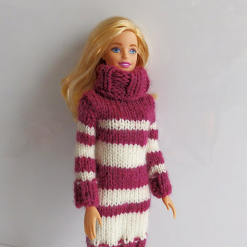 Color Lines Barbie Dress